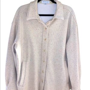 Something Navy Candy Shirt Jacket, Medium